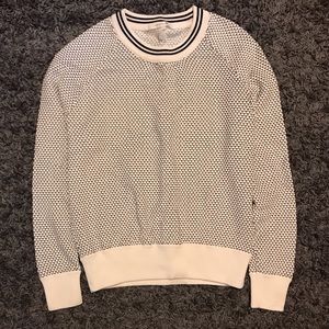 Theory sweater black and white NWOT